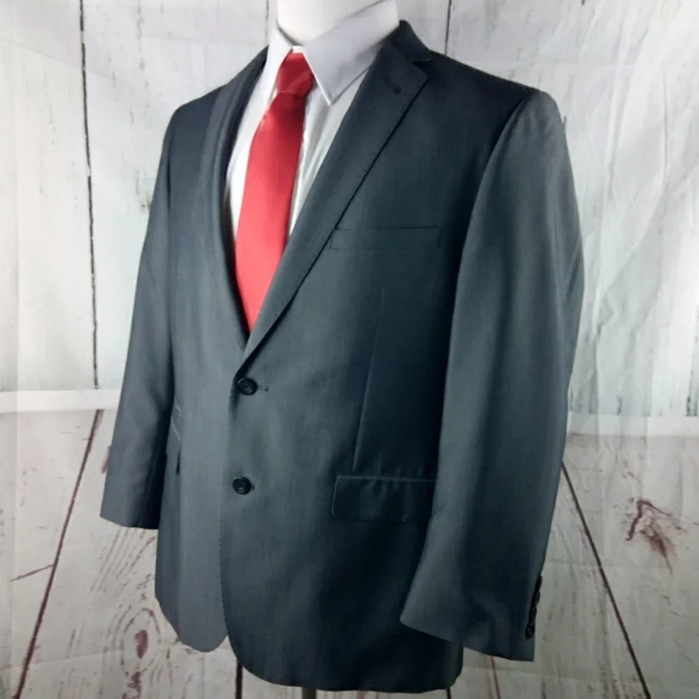 Rock & Republic 42S Gray Suit Blazer Sports Coat